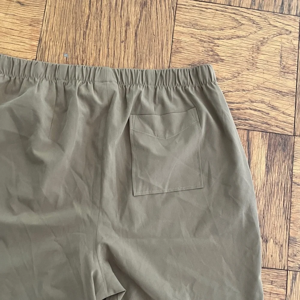 Varley Everly Tapered Woven Tan Joggers Pant Large - Picture 4 of 6